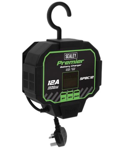 Sealey 12A Fully Automatic Battery Charger SPBC12 - SPBC12Image1.jpg