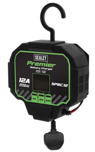 Sealey 12A Fully Automatic Battery Charger SPBC12 - SPBC12Image3.jpg