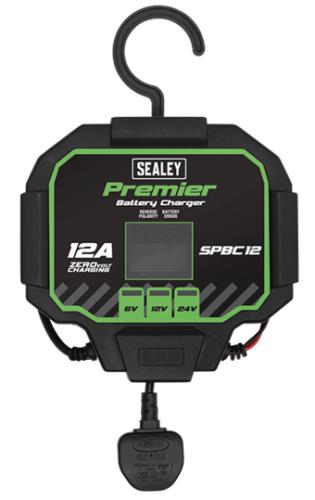 Sealey 12A Fully Automatic Battery Charger SPBC12 - SPBC12Image4.jpg