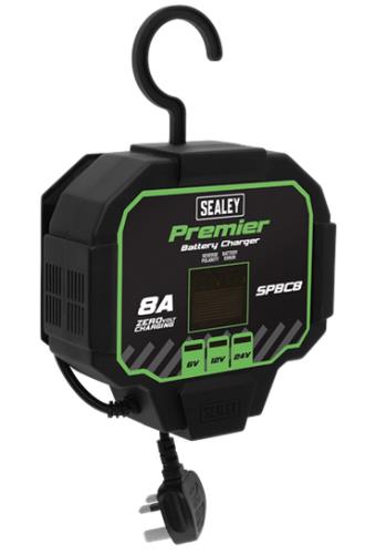 Sealey 8A Fully Automatic Battery Charger SPBC8 - SPBC8Image1.jpg
