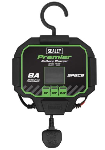 Sealey 8A Fully Automatic Battery Charger SPBC8 - SPBC8Image3.jpg