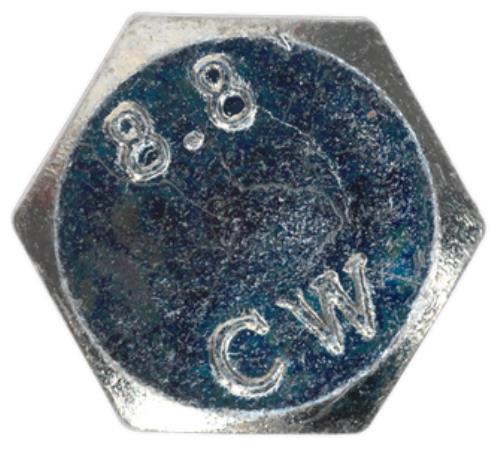Sealey HT Setscrew M5 x 50mm 8.8 Zinc DIN 933 Pack of 50 SS550 - SS550Image2.jpg