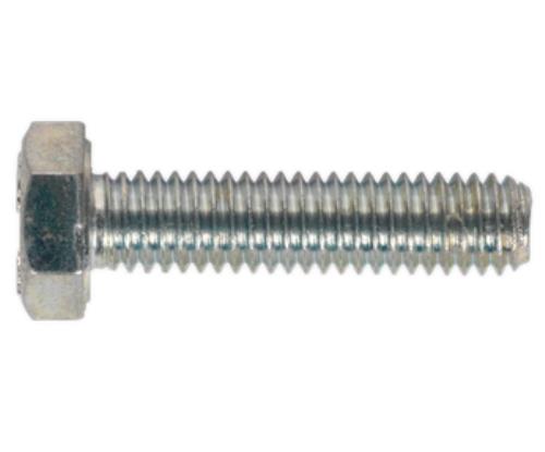 Sealey HT Setscrew M6 x 25mm 8.8 Zinc DIN 933 Pack of 50 SS625 - SS625Image1.jpg