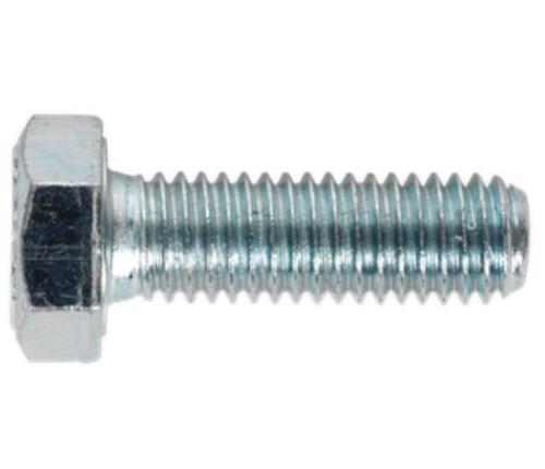 Sealey HT Setscrew M8 x 25mm 8.8 Zinc DIN 933 Pack of 50 SS825 - SS825Image1.jpg