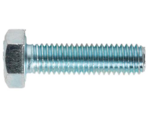 Sealey HT Setscrew M8 x 30mm 8.8 Zinc DIN 933 Pack of 50 SS830 - SS830Image1.jpg