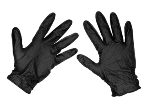 Black Diamond Grip ExThick Nitrile Powder-Free Gloves Large 50 Pack SSP57L-SEA - SSP57LImage1.png