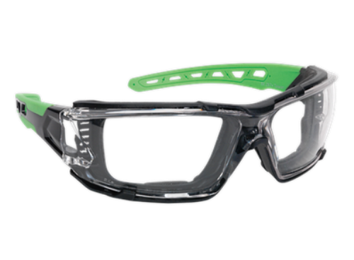 Sealey Wraparound Safety Spectacles with EVA Padding - Clear Lens SSP68-SEA - SSP68Image1.png