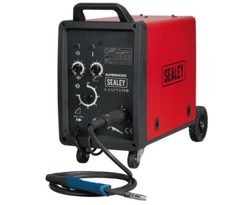 Sealey Professional MIG Welder 200Amp 230V with Binzel® Euro Torch SUPERMIG200 - SUPERMIG200Image1.jpg