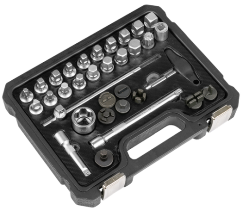 Sealey Master Oil Drain Plug Removal Kit 33 Piece Set AK758-SEA - SealeyAK758-Image3.png