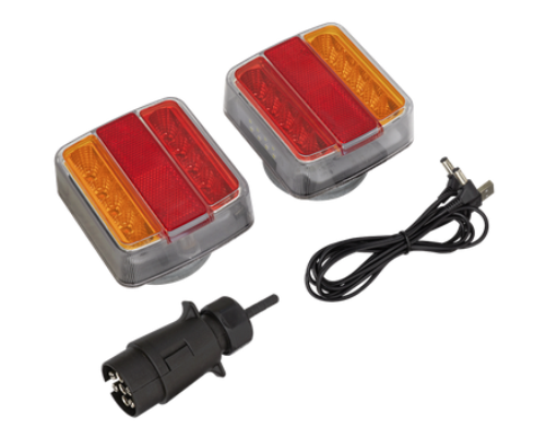 Sealey 2 Piece Wireless SMD LED Trailer Light Set (Magnetic) TB18LEDW-SEA - TB18LEDWImage1.png