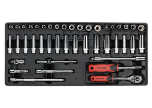 Sealey 43 Piece 1/4 Inch Square Drive Socket Set with Tool Tray TBT33-SEA - TBT33Image1.jpg