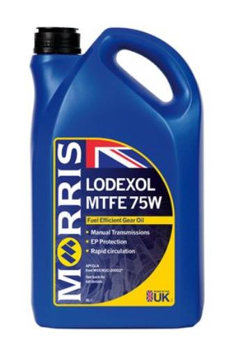 Morris Lodexol MTFE 75W Fuel Efficient Automotive Gear Oil 5 Litre TFE005-MOR - TFE005Lodexol_MTFE_75W_-_5L.jpg