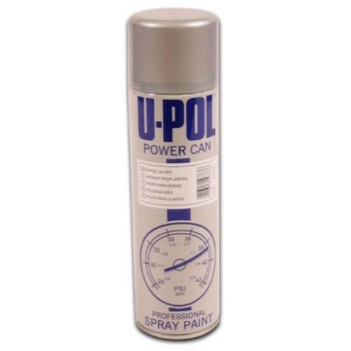 U-Pol POWER CAN STEEL SILVER Spray Paint 500 ML UPOPCSS/AL - UPOPCSS-AL.jpg