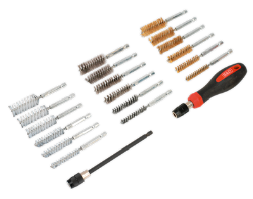 Sealey 20 Piece Cleaning and Decarbonising Brush Set VS1800-SEA - VS1800Image2.png