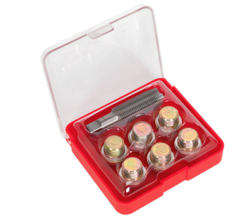 Sealey Oil Drain Plug Thread Repair Set - Tap Size: M17 x 1.5mm VS617-SEA - VS617Image1.png