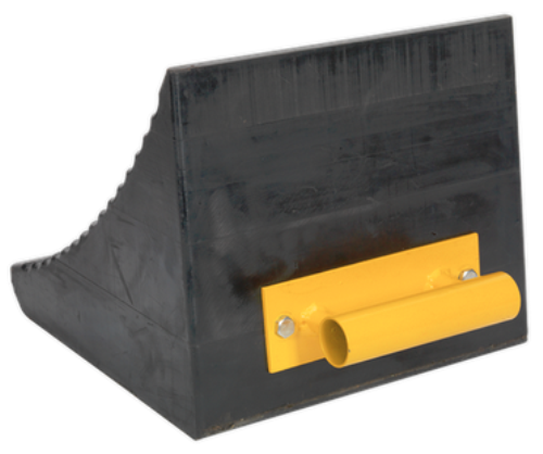 Sealey Heavy-Duty Rubber Wheel Chock - Single WC12-SEA - WC12Image2.png