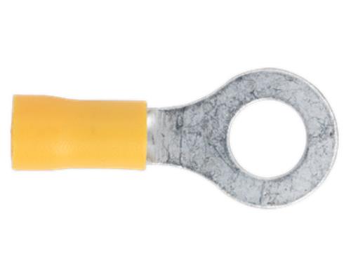 Sealey Easy-Entry Ring Terminal Ø8.4mm (5/16") Yellow Pack of 100 YT20 - YT20Image1.jpg