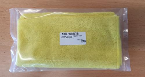 Single Blue Microfibre Cloth 40 x 40cm MICRO-BLUESTAR - YellowStar2.jpg