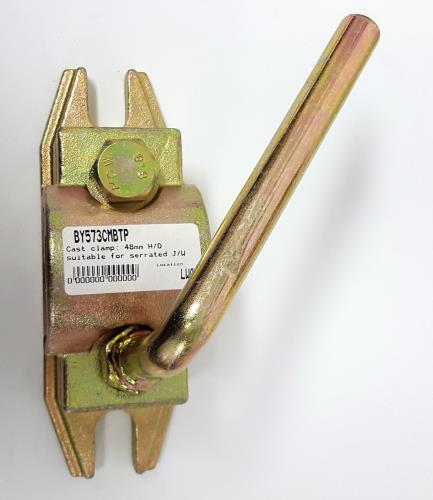 BTP Parts Trailer Cast Clamp 48mm for serrated J/W - BY573CMBTP - by573cmbtp.jpg