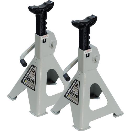 Jefferson 2 Tonne Axle Stands (PAIR) Ratchet Type JEFAXSTD02-JEFF - jefaxstd02__2.jpg