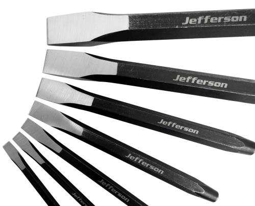 Jefferson 7 Piece Flat Chisel Set (Roll-up Storage Pouch) JEFCHIFLT-07-JEFF - jefchiflt-07__2.jpg