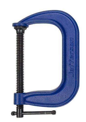 Jefferson 4 Inch Coarse Thread Light Trade G-Clamp JEFCLGLTCT04-JEFF - jefclgltct04_2.jpg