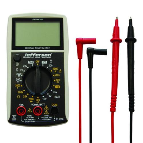 Jefferson 300V Digital Multimeter (CAT III) digit LCD display JEFDMM300V-JEFF - jefdmm300v_2.jpg