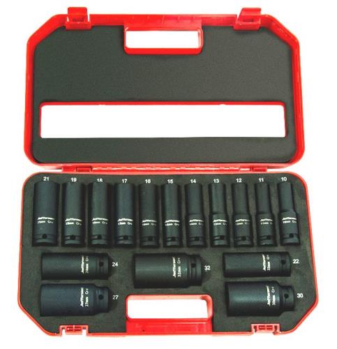 Jefferson 16 Piece 1/2 Inch Deep Impact Socket Set JEFISOC12-01-JEFF - jefisoc12-01_1.jpg