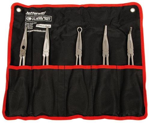 Jefferson 5 Piece Long Reach Pliers Set JEFPLILGR-05-JEFF - jefplilgr-05_1.jpg