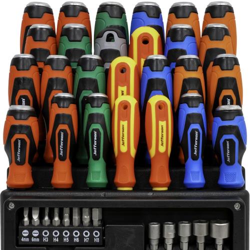 Jefferson 61 Piece Screwdriver and Screwdriver Bit Set JEFSDSET061-JEFF - jefsdset061__6.jpg