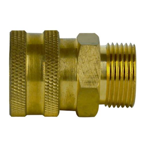 Jefferson 3/8 Inch Female QD to M22 Male Adapter JEFWASHFITT01-JEF - jefwashfitt01_2.jpg