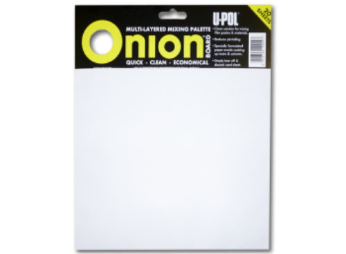 U-Pol ONION BOARD Multi-Layered Mixing Palette 100 Sheet ON/1 - onionBoard.png