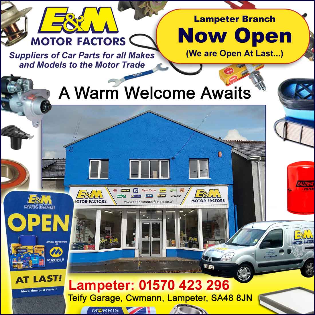 Lampeter Shop Now Open