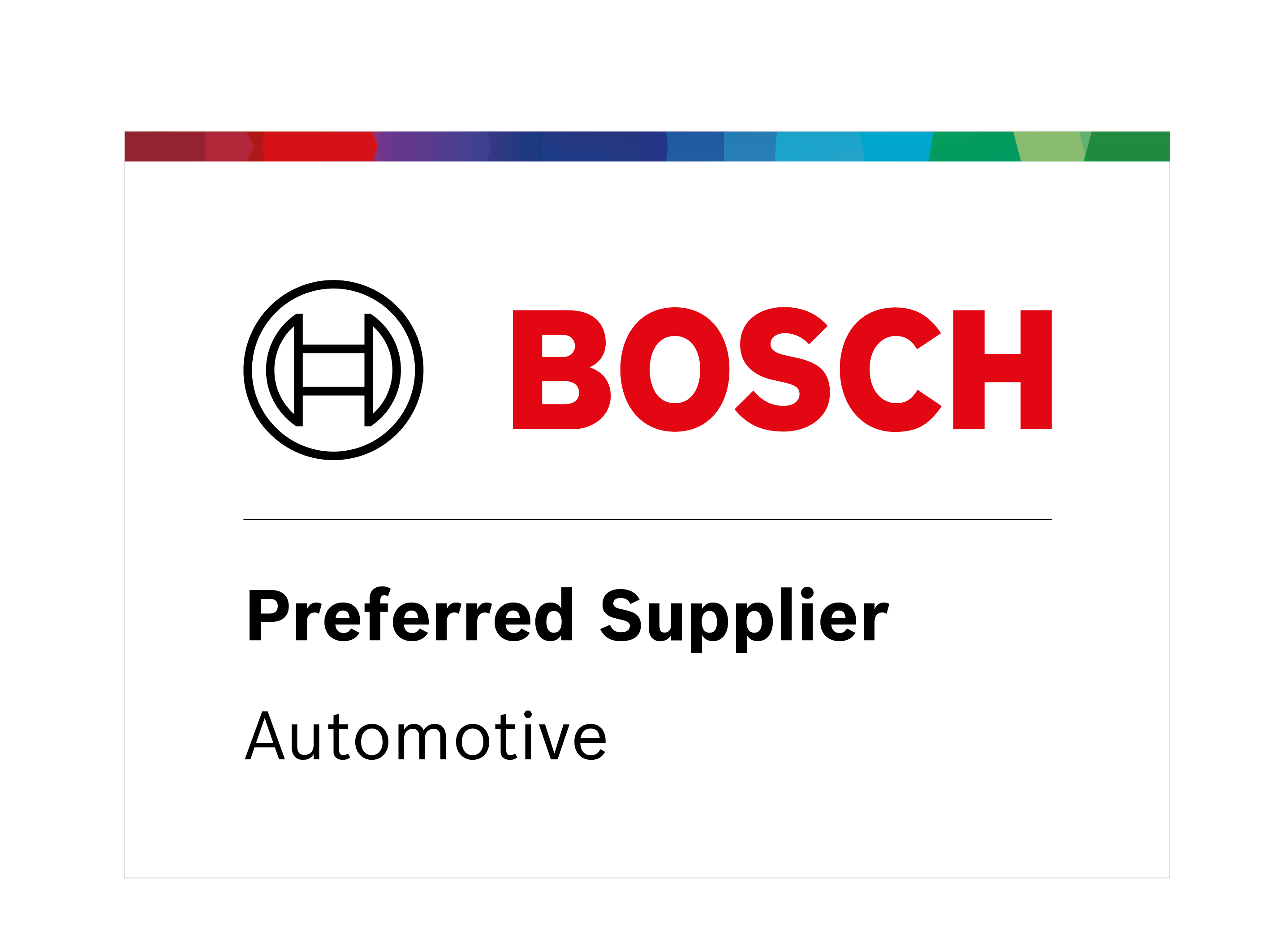 BOSCH Prefered Supplier Automotive - E and M Motor Factors